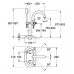 GROHE Atrio vanová baterie na podlahu, DN 15, chrom 25046000